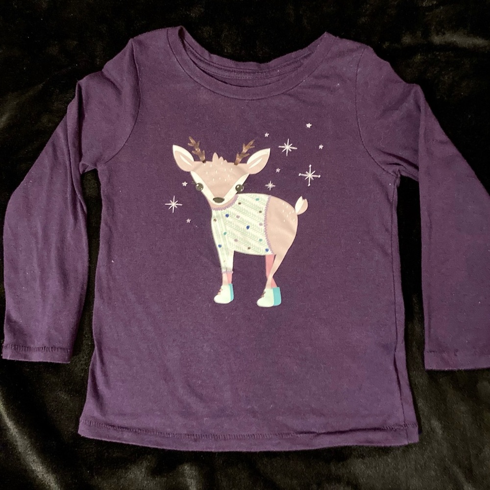 Purple long sleeve tee shirt